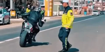 Tekirdağ’da “Dur” İhtarına Uymayarak Jandarmanın Üzerine Motosikletini Süren Şahıs Yakalandı