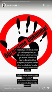 Başak Dizer, Polisin Protestolarda Aşırı Güç Kullanımına Tepki Gösterdi; "Kalbim Çok Acıdı!" basak dizer ibb habermeydan 1