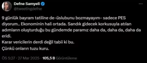 defne samyeli tatil habermeydan