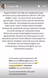 İclal Aydın, Ekrem İmamoğlu'nun tutuklanma haberlerinden hemen sonra paylaştı! "Korkunun bittiği bir yer var" iclal aydin habermeydan