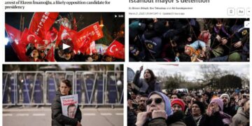 İmamoğlu’nun gözaltına alınmasıyla başlayan protestolar dış basında nasıl yer aldı?