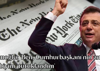 İmamoğlu'ndan New York Times'a açıklama: 'Ben, Cumhurbaşkanı'nın ana rakibiyim, tutuklandım' İmamoğlu’ndan New York Times’a açıklama: ‘Ben, Cumhurbaşkanı’nın ana rakibiyim, tutuklandım’