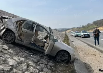 Kuzey Marmara Otoyolu’nda kaza: 2 yaralı