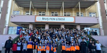 Muş’ta deprem tatbikatı düzenlendi!