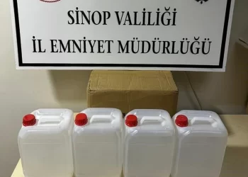 Sinop Ayancık’ta 20 litre kaçak etil alkol ele geçirildi!