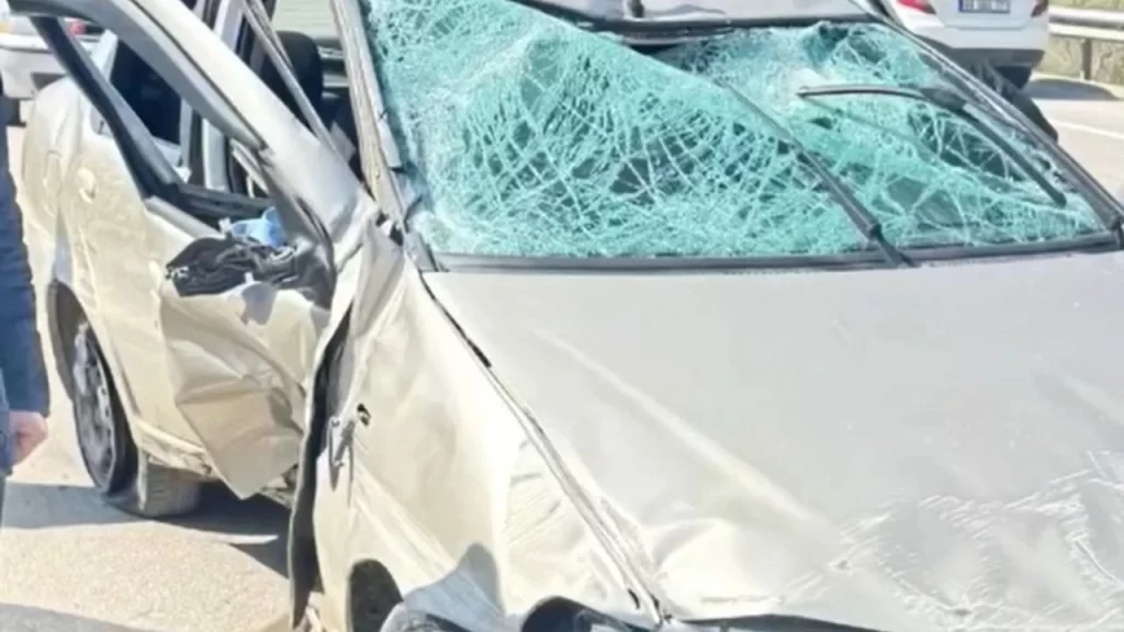 sinop ta direksiyon basinda rahatsizlaninca bariyerlere carpti habermeydan