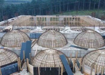 Sinop Üniversitesi’ndeki cami ve külliye inşaatı hızla yükseliyor!