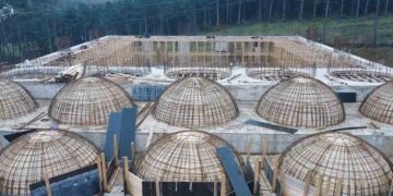 Sinop Üniversitesi’ndeki cami ve külliye inşaatı hızla yükseliyor!