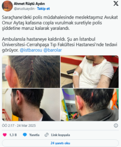 x polis mudahalesi habermeydan