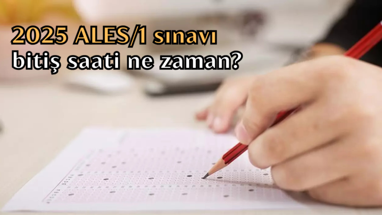 ALES/1 oturumu 12:45'te sona erecek.