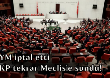 AYM iptal etti, AKP tekrar Meclis’e sundu!