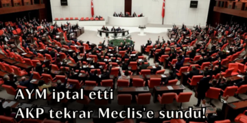 AYM iptal etti, AKP tekrar Meclis’e sundu!
