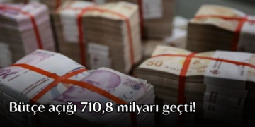 Bütçe açığı 710,8 milyarı geçti!