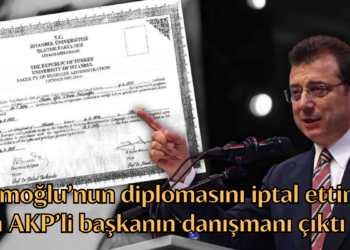 İmamoğlu’nun diplomasını iptal ettiren isim AKP’li başkanın danışmanı çıktı
