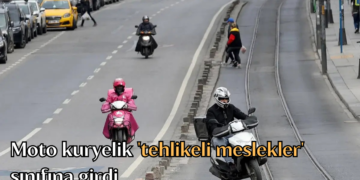 Moto kuryelik ‘tehlikeli meslekler’ sınıfına girdi