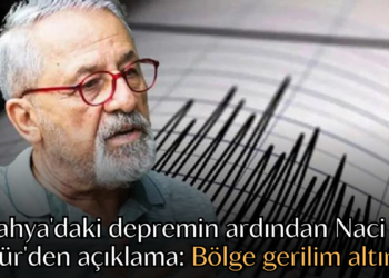 Kütahya’daki depremin ardından Naci Görür’den açıklama: Bölge gerilim altında!