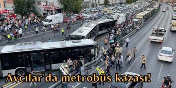 Avcılar’da metrobüs kazası: Hafif yaralılar var