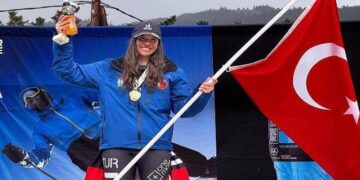 Milli kayakçı Ceren Reyhan Yıldırım’dan altın madalya!