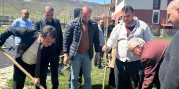 Muş Hasköy’de fidan dikimi etkinliği!