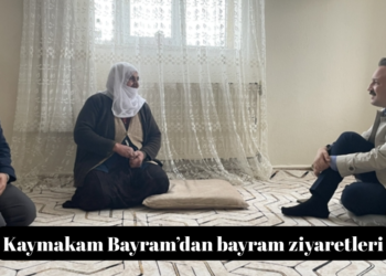 Muş Malazgirt Kaymakamı Bayram’dan bayram ziyaretleri!