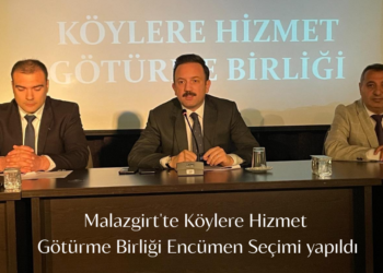 Muş Malazgirt’te, Köylere Hizmet Götürme Birliği Encümen Seçimi yapıldı!