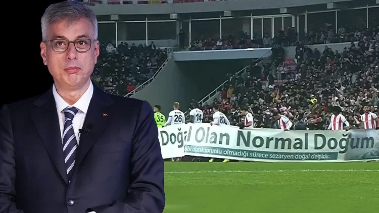 Sağlık Bakanlığı, futbol müsabakalarında oyuncuların taşıdığı "normal doğum" pankartlarına yönelik gelen tepkiler üzerine açıklama yaptı.