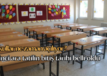 Okullar ne zaman açılıyor? İkinci ara tatilin bitiş tarihi belli oldu