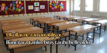Okullar ne zaman açılıyor? İkinci ara tatilin bitiş tarihi belli oldu