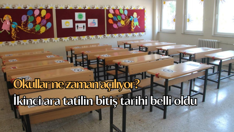 Okullar ne zaman açılıyor? İkinci ara tatilin bitiş tarihi belli oldu İkinci ara tatilin devam etmesiyle birlikte, öğrenciler ve aileler bir yandan okulların açılacağı tarihi araştırıyor.