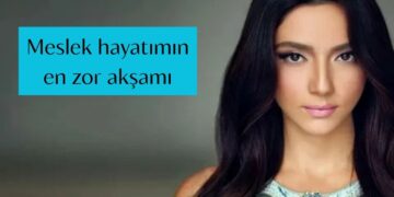 Öykü Gürman sahnede gözyaşlarına boğuldu