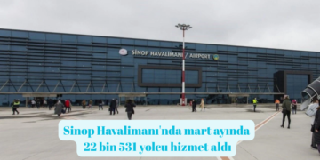 Sinop Havalimanı’nda mart ayında 22 bin 531 yolcu hizmet aldı!