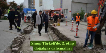 Sinop Türkeli’de, 2. etap doğalgaz çalışmaları başladı!