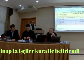 Sinop’ta, işe alınacak işçiler kura ile belirlendi!