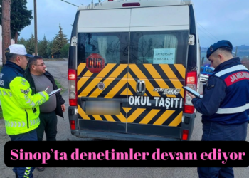 Sinop’ta, okul çevreleri ve öğrenci servis denetimleri devam ediyor!