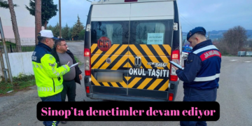 Sinop’ta, okul çevreleri ve öğrenci servis denetimleri devam ediyor!