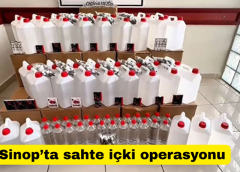 Sinop’ta, sahte içki operasyonunda 3 kişi yakalandı!