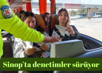 Sinop’ta şehirlerarası otobüs denetimleri sürüyor!