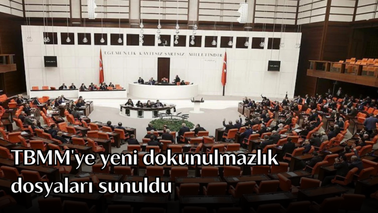 Türkiye Büyük Millet Meclisi (TBMM) Başkanlığı'na, 6 milletvekiline ait dokunulmazlık dosyaları sunuldu.