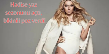 Hadise yaz sezonunu açtı, bikinili poz verdi! Yazdığı not dikkatleri çekti