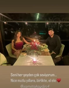 Samet Akaydin hazal caglar evlenme teklifi1 habermeydan