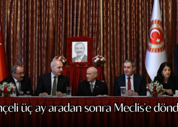 Bahçeli üç ay aradan sonra Meclis’e döndü: DEM Parti’ye taziye ziyareti gerçekleştirdi