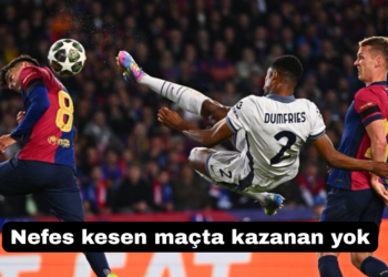 Barcelona-Inter maçında kazanan yok!