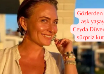 Gözlerden uzak aşk yaşayan Ceyda Düvenci’den sürpriz kutlama