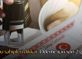 Tapu sahipleri dikkat: Ödeme için son 2 gün!