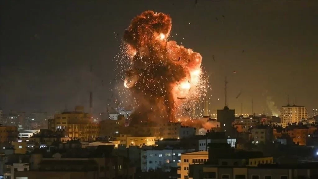 israil suriye cumhurbaskanligi sarayi yakinlarinda bir hedefi vurdu habermeydan