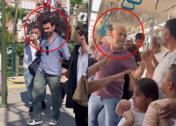 Marmaray’da kavga: Baba 2 çocuğunun yanında darp edildi