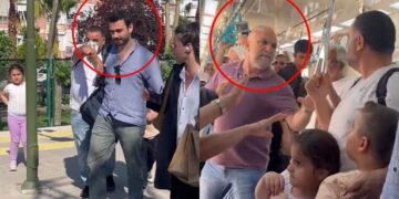 Marmaray’da kavga: Baba 2 çocuğunun yanında darp edildi