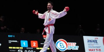 Milli karateci Ömer Abdurrahim Özer, Avrupa şampiyonu oldu!