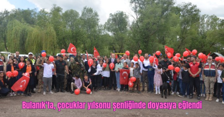 mus bulanikta cocuklar yilsonu senliginde doyasiya eglendi habermeydan