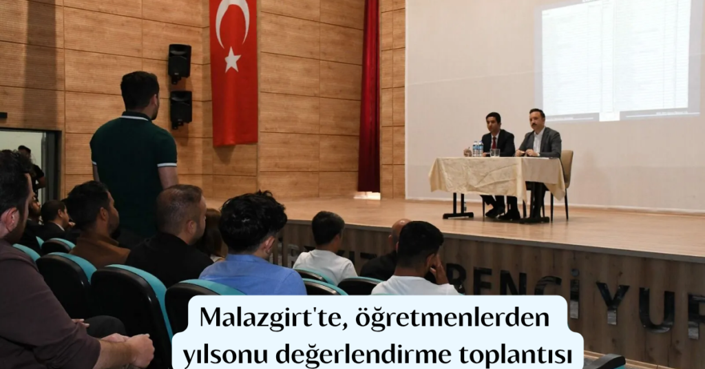 mus malazgirtte ogretmenlerden yilsonu degerlendirme toplantisi habermeydan